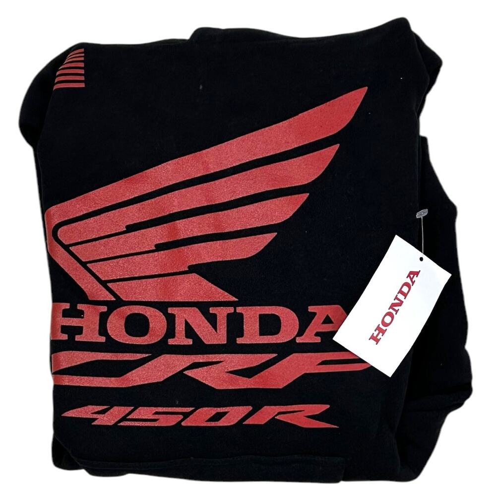 Honda Racing Team Men's Choice of Champs Hoodie Sweatshirt in Black - Picture 3 of 4